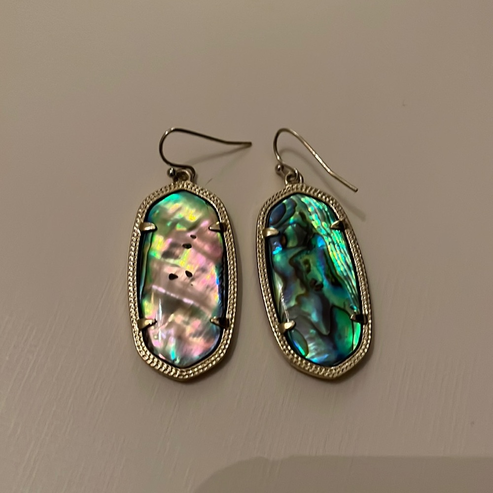 Kendra Scott iridescent earrings